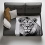 Regal Majesty Lion Light Weight Fleece Blanket By Nathan Pieterse