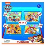 35 – 70 Pce Grafix 4 In 1 Paw Patrol Puzzles