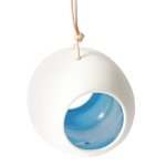 Bird Feeders By Steff Ceramic Bird Feeder - Blue