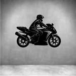 Motorcycle Man - Rust Coat L 600 X H 400MM