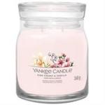 Yankee Candle Signature Collection Medium Pink Cherry Vanilla - New Jar Design 2 Wicks Retail Box No Warranty