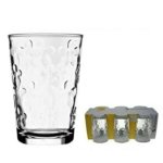 Pasabahce 6PC Flower Tumbler Set