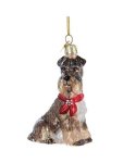 Noble Gems Glass Boston Terrier Hanging Ornament