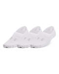 Women's Ua Breathe Lite Ultra 3-PACK Low Liner Socks - White Sm