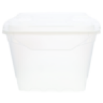 Brico Micro Clear Storage Box 55L