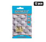 Zenith Cup-hooks Brass-pl 20MM 12PCE Marketplace Brits Bros