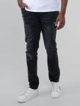 Abrasion Denim Slim Fit - Black - Black 42