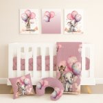 Cot Duvet Bedding Ellie Elephant Giraffe And Elephant Party