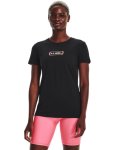 Women's Ua Gradient Pill Short Sleeve - Black Md