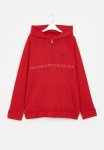 Polo Girls Kerry Quarter Zip Hooded Sweater - Red