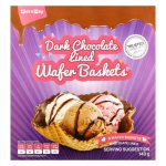 Pnp Dark Chocolate Lined Wafer Baskets 8 Pack