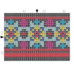 Black & Blue Card Holder 9 X 7CM