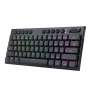 Redragon Horus MINI 61KEY Red Switch Rgb Low Profile Gaming Mechanical Keyboard - Black