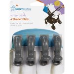 Dreambaby Stroller Clips 4 Pack - Black