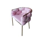Abstract Occasional Chair Pink