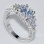 1pc Exquisite Fashion Engagement Rings Fashion White Cubic Zirconia Ring Anniversary Bridal Wedding Jewelry
