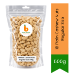 Ib Plain Cashew Nuts Regular Size Kaju - Premium Whole Nuts & Pantry Staple Rich Creamy Flavor Healthy Crunch & Versatile Snack