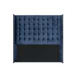Celeste Double queen Size Headboard Blue