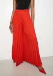 Printed Pleated Palazzo - Red