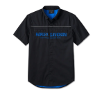 Men’s 1 Racing Performance Short Sleeve Shirt – Harley Black