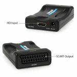 1080P HDMI To Scart Converter Digital Analog Signal Adapter Fit Ntsc Pal For Sky HD