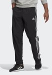Adidas Performance Essentials 3-STRIPES Woven Trackpants - Black white