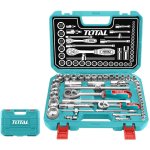 Total Tools Set Socket 1 4"+1 2" 44PCS