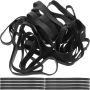 Black Elastic Rubber Bands 380MM Length X 10MM Width X 1.5MM Thick 60