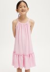 Cotton On Hallie Tiered Dress - Cali Pink