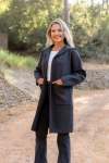 Monaco - Hoody Pom Pom Charcoal