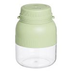 600ML Portable Personal Blender With 10 Blades And Dual Lids - Green