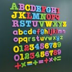 26PCS 27PCS Kids Educational Magnetic Stickers Digital Refrigerator Stickers Early Learning Educational Educational Toys