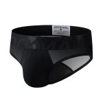 Jockmail See-through Monochromatic Brief - Black