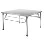 Decor Modern Stainless Steel Portable Folding Table 80CM X72CM