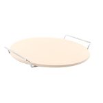 Salton Pizza Stone With Serving Rack -33CM Clay Base For Crispy Crusts