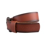 Burnished Leather Belt Tan