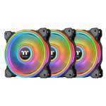 Thermaltake Riing Quad 12 Rgb Radiator Fan Tt Premium Edition 3 Fan Pack