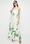 Frill Detail Maxi Dress - Scattered Blooms