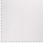 Blown Knitted Diamond Braid White