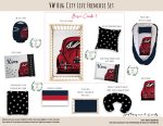 Cot Duvet Bedding Vw Bug City Life Frenchie Set Beetle Vintage