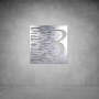 House Number D09 - 300 X 300 / Matt Silver / Cool White