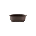 Japanese Deep Unglazed Oval Container - Small 230 X 190 X 80MM