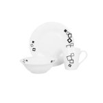 Dinner Set - Black - 12PIECE