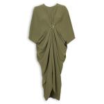 Olive Brooch Kaftan Dress