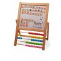 3-IN-1 Wooden Educational Art Easel - Double-sided Magnetic Board & Abacus