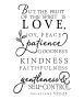 Sticker Art: Wall Sticker - Bible: Galatians 5:22-23