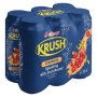 Clover Krush Sparkling Cranberry Juice 6 X300ML