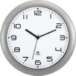Round Wall Clock 30CM - Metallic Grey