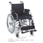 Wheelchair - Allum / Nylon Lightweight Detachable Arm And Foot Rests