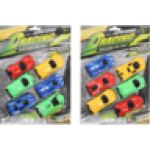 Super Speed Racing Cars 6-PACK Type May Vary